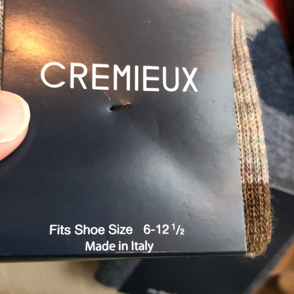 Cremieux Italian Wool Yarn Sock Set 3 pairs NWT - Picture 6 of 7